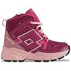 Winterboots LOTTO, Gr. 26, dunkelrot, pink, Synthetik, mehrfarbig, sportlich, Schuhe, - mit pratkischem Reißverschluss auf der Innenseite