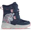 Winterboots LOTTO, Gr. 27, bunt (navy, pink), Synthetik, mehrfarbig, sportlich, Schuhe, - mit coolen Lichtelementen im Obermaterial
