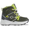 Winterboots LOTTO, Gr. 28, grün (olive, lime), Synthetik, mehrfarbig, sportlich, Schuhe, - mit pratkischem Reißverschluss auf der Innenseite