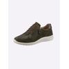 Sneaker CASUAL LOOKS, Damen, Gr. 41, grün (oliv), Nubukleder, Textil, sportlich, Schuhe