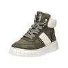 Sneaker MUSTANG SHOES "Mustang Shoes Sneaker Lederimitat/Textil", Damen, Gr. 36, braun (military), Lederimitat, Textil, casual, Schuhe
