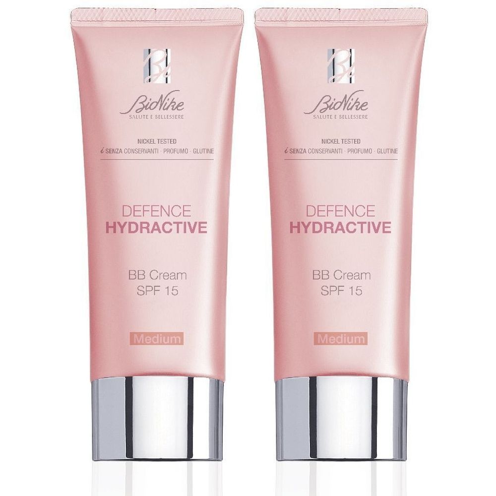 BioNike DEFENCE Hydractive BB Cream Medium 2x40 ml Crema