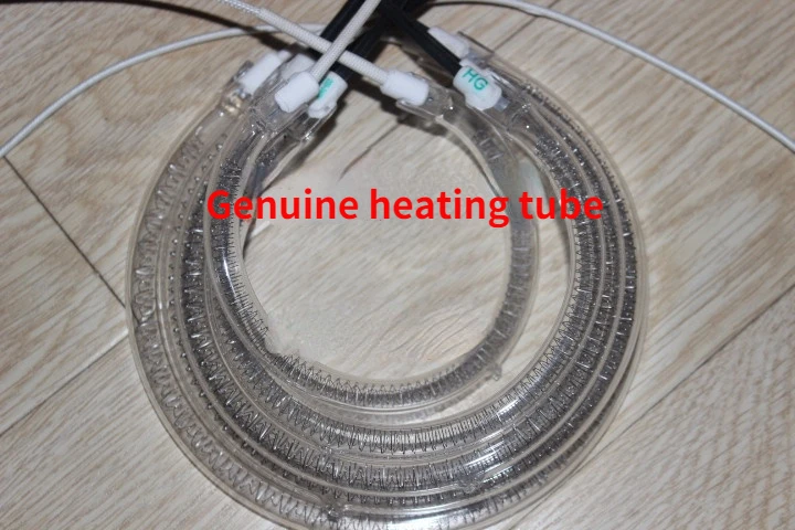 Rundes Heizrohr für Heizelement, Glühbirne, Konvektionsofen, rundes Glas-Heizrohr mit runder Wolframdraht-Glasheizung
