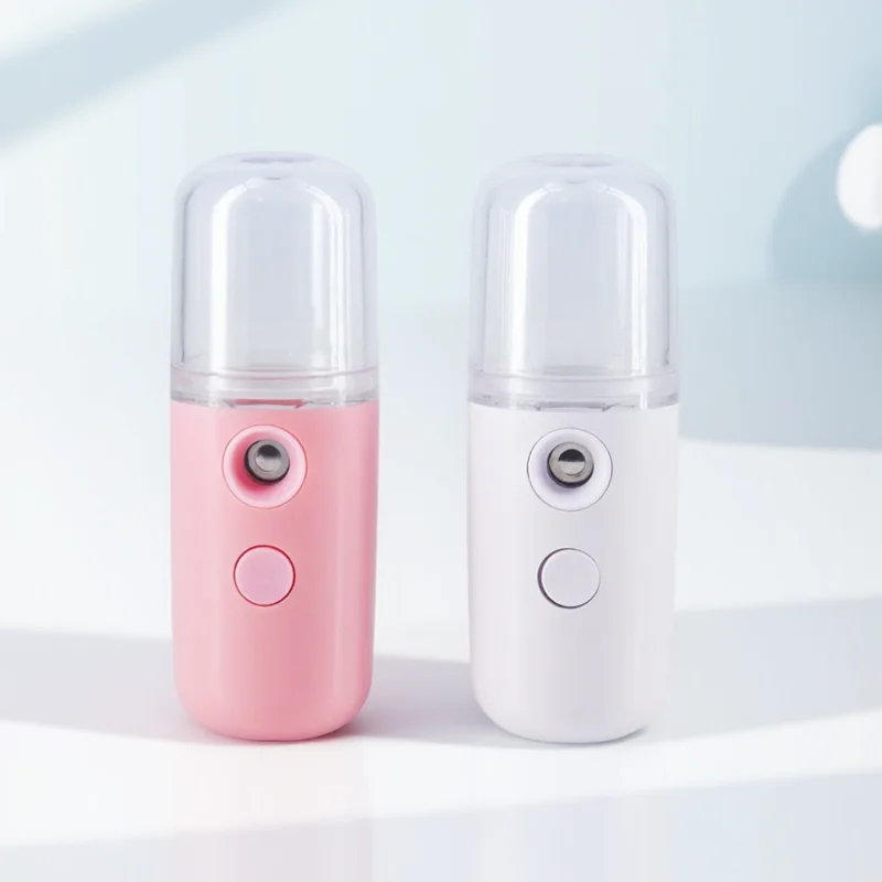 30 ml Nano-Gesichtsnebelsprüher, tragbarer USB-Gesichtsdampfer, Luftbefeuchter für Hautpflege, Feuchtigkeit und Schönheitsbehandlung Image