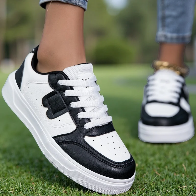 MAEDEF Damenschuhe, bequem, leicht, Turnschuhe, lässig, vulkanisierte Schuhe, atmungsaktiv, rutschfest, langlebig, Damen-Skateboard-Schuh ​