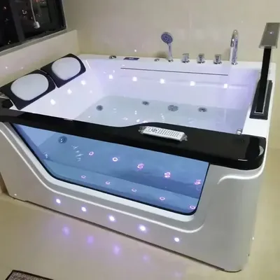Freestanding acrylic massage bathtub, luxury hotel bathtub