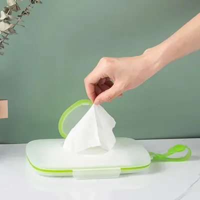 Baby Wipe Dispenser Portable Refillable Wet Tissue Box Container Reusable Travel Wipe Holder Multi Purpose Mask Storage Case NEW