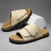 Sommer Bequeme männer Sandalen Indoor Outdoor Strand Sandalen Atmungsaktive Weiche Flache Schuhe Männer Hausschuhe Große Größe 39-48