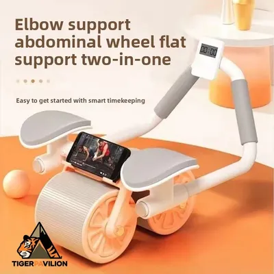 Dual-use Arm Support AB Roller Wheel Home Use Abdominal Wheel Automatic Rebound Abdominal Exercise Machine For Men Women