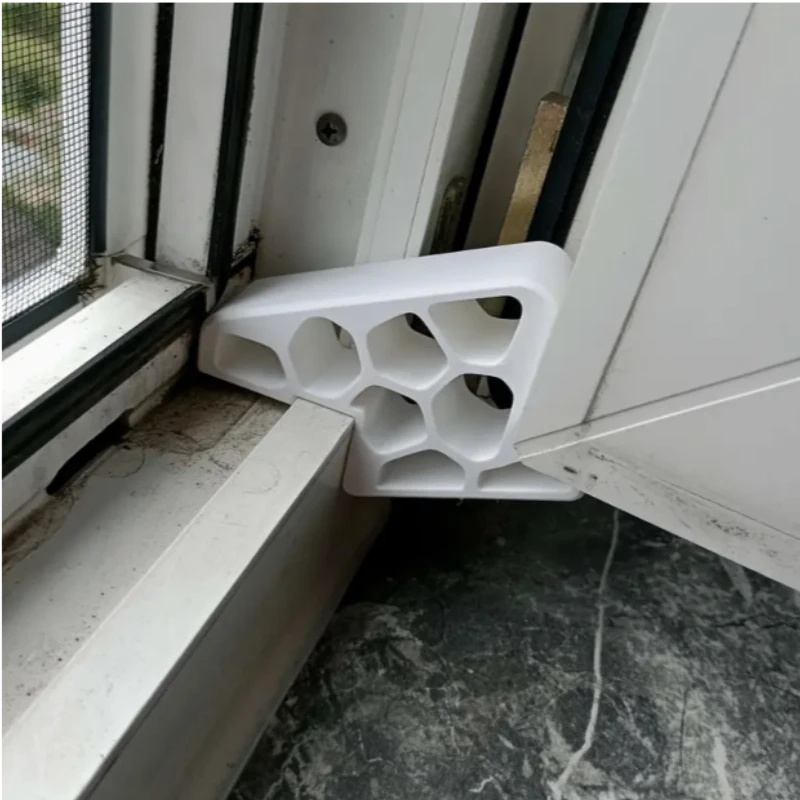 2 Stück 3D-Multifunktions-Anti-Rutsch-Tür- und Fensterstopper – geeignet für den Innen-/Außenbereich, kompatibel mit Balkon und Fenstern Image