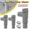 1-3PCS Adattatore per pompa filtro per piscina in PVC Adattatore per tubo flessibile per piscina durevole 32mm On/Off Valvola a stantuffo Accessori per piscina a prova di perdite