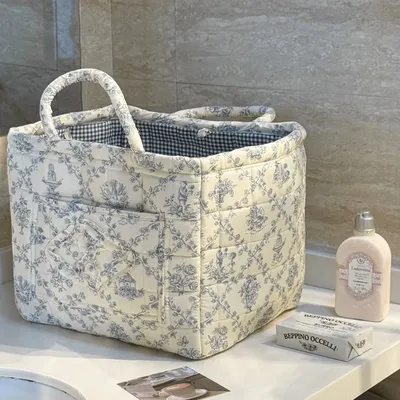 Boho Large Storage Basket Foldable Portable Laundry Baskets Multi-Use Lightweight Kids Laundry Hamper for Clothes Toys