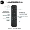 G60S Pro Air Mouse Telecomando vocale wireless BT5.0 2.4G Bluetooth Dual Mode IR Learning con retroilluminazione per computer TV BOX PC