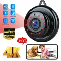 Mini telecamera IP WiFi Telecamera interna wireless Rilevazione movimento HD 1080P Telecamera per baby monitor Telecamera di sicurezza domestica per animali domestici/neonati/neonati