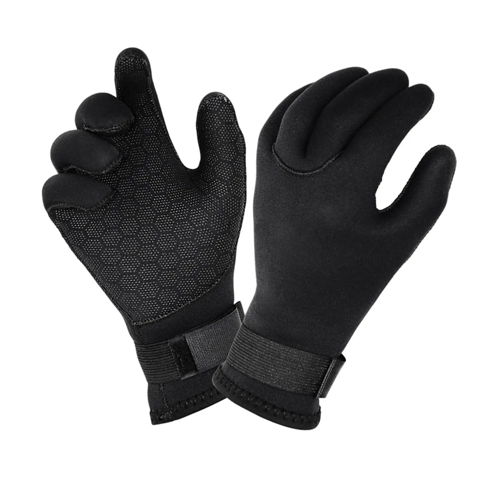 Scuba Diving Gloves 3mm Neoprene with Adjustable Wrist Strap Water Gloves for Canoeing Kayaking Fishing Snorkeling Skiing