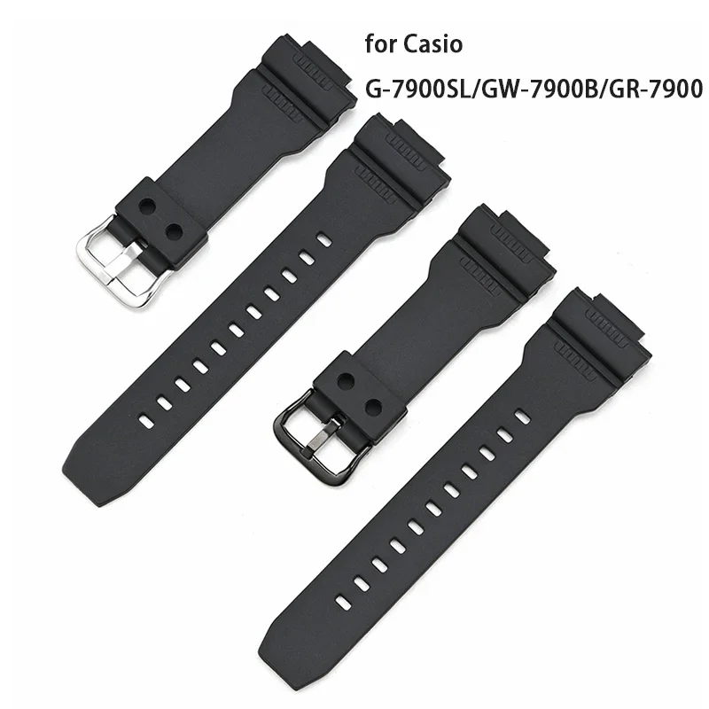 Armband für Casio G-Shock G-7900 GR-7900 GW-7900 Ersatz Herren Harz Gummi Uhrenarmband Sport Wasserdichtes Armband Zubehör Image
