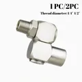 1PC/2PC connettori girevoli per tubo dell'aria raccordo per adattatore per strumento pneumatico raccordo girevole universale in acciaio al carbonio temprato