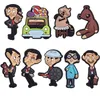 9/50 Stück MINISO Mr. Bean Schuhanhänger Cartoon Schuhe Zubehör Passende Clogs Sandale Garten Schuhdekorationen Schnalle für Kindergeschenke