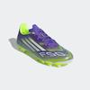 Fußballschuh ADIDAS PERFORMANCE "F50 LEAGUE MULTI-GROUND STIEFEL", Gr. 46, lila rush, cloud weiß, lucid lemon, Synthetik, Textil, sportlich, Schuhe, geeignet für Rasen- und Kunstrasenplätze