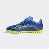 Fußballschuh ADIDAS PERFORMANCE "F50 MESSI CLUB KUNSTRASEN E KINDER", Gr. 32, royal blau, solar gelb, semi blau burst, Synthetik, sportlich, Schuhe, geeignet für harte Untergründe Asche und Kunstrasen