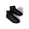 Schnürboots CALVIN KLEIN JEANS "CLASSIC CUP MID LACEUP ZIP LTH", Herren, Gr. 46, schwarz, Leder, unifarben, Basic, Schuhe, High Top Sneaker, Sneakerboots, Stiefelette mit gepolstertem Schaft
