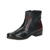 Stiefelette CAPRICE "Caprice Stiefelette Leder", Damen, Gr. 41, schwarz kombi, Leder, casual, Schuhe