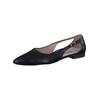 Ballerina PAUL GREEN "Paul Green Ballerinas Glattleder", Damen, Gr. 40, schwarz, Glattleder, elegant, Schuhe