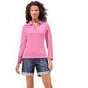 Poloshirt "Poloshirt", Damen, Gr. 50, pink, 95% Baumwolle, 5% Elasthan, B.C. BEST CONNECTIONS BY HEINE, unifarben, Langarm, Shirts