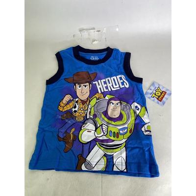 Disney Shirts & Tops | Disney Toy Story Woody Buzz Lightyear Tank Top Tee T-Shirt Kids Boys Size 4 | Color: Blue | Size: 4b