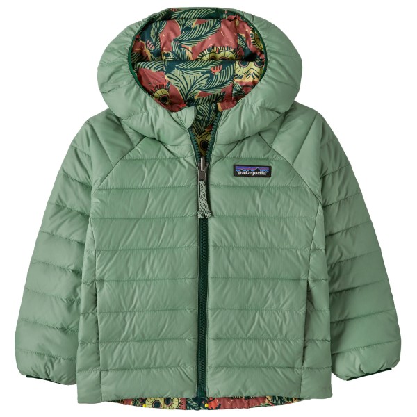 Patagonia - Baby's Reversible Down Sweater Hoody - Daunenjacke Gr 6-12 Months grün