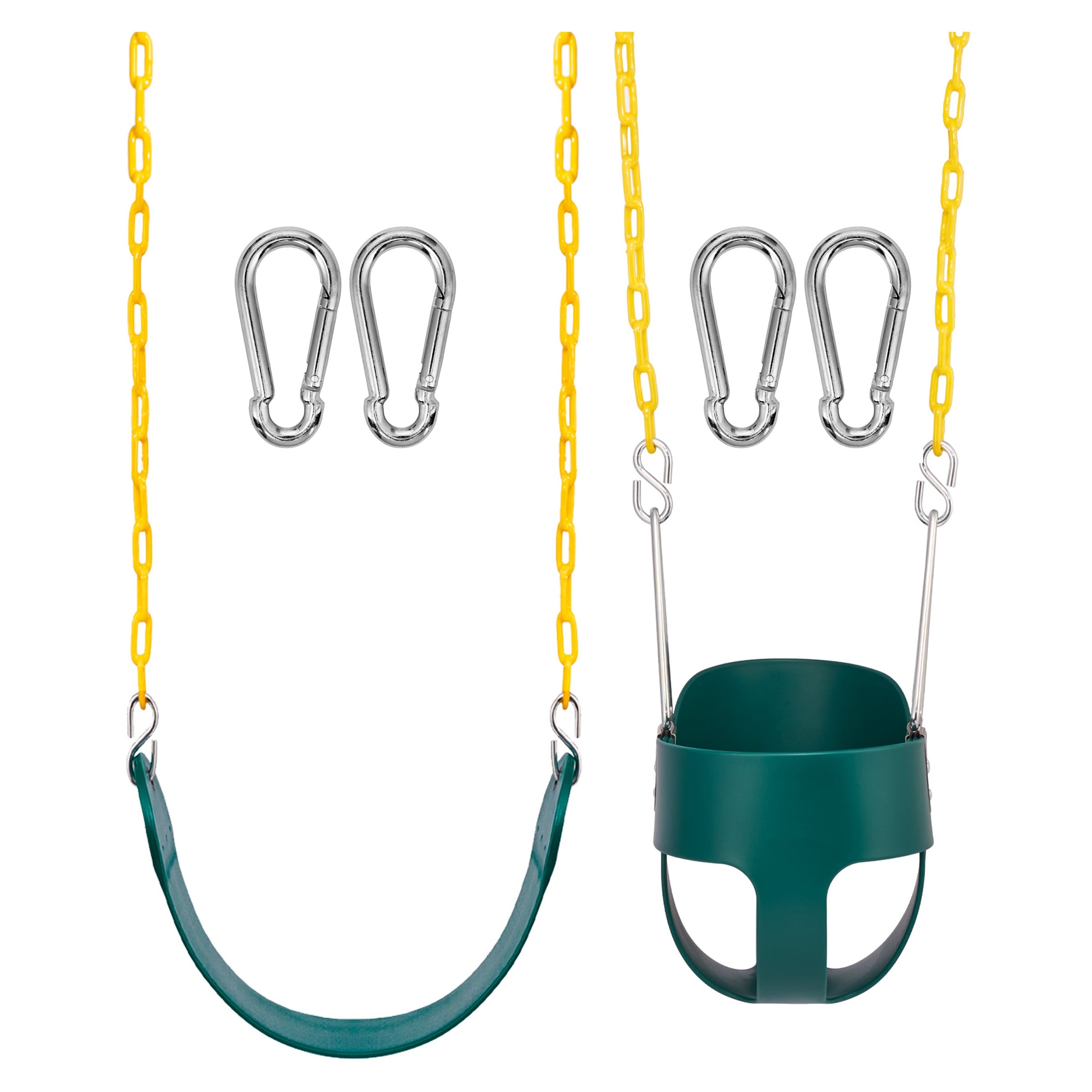 Sorbus Swing Seat, 68inch Rust-Resistant Chain, Support 220lb for Kids Outdoor Play