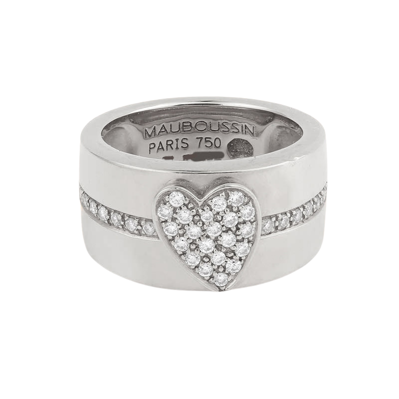 Coeur Diamants Ring aus 18 Karat Weißgold Image