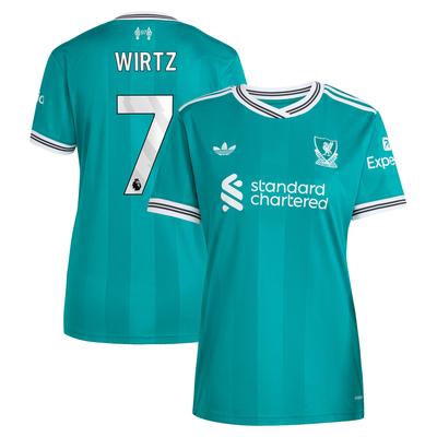 Liverpool adidas Ausweichtrikot 2025-26 - Damen mit Aufdruck Wirtz 7 Image
