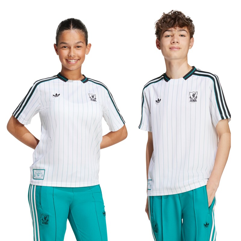 Liverpool adidas Icon Trikot – Weiß – Kinder Image