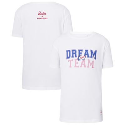 Red Roses x Barbie Dream Team T-Shirt – Weiß – Junioren Image