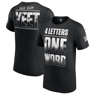 Herren T-Shirt „Jey Uso – Vier Buchstaben, ein Wort“ in schwarz Image