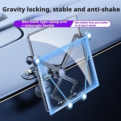 Eary for Z fold 7 6 5 4 Car Phone Mount Dashboard Alloy Base Tablet Holder Stand Car Bracket for Samsung iPhone Car Accessories