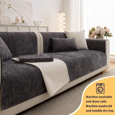 1 STÜCK-Ge Yu Four Seasons Universal Light Luxus Sofakissen 2025 Neues gerades Chenille-Sofa-Spezialkissen