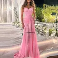 Robe de soirée sirène plissée en mousseline de soie, épaules dénudées, dos nu, longueur au sol, fente avant, robe de soirée avec balayage Court, personnalisée