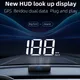 M2 HUD Head Up Display GPS per auto universale LED Tachimetro digitale Proiezione su vetro Misuratore di velocità per auto Parabrezza Head-up Display