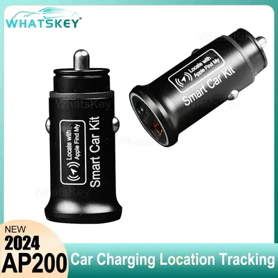 AP200 20 W USB-Autoladegerät, Schnellladung, Typ C QC3.0, mit iPhone, GPS-Locator-Tracker, Find My Apple, offizielle App