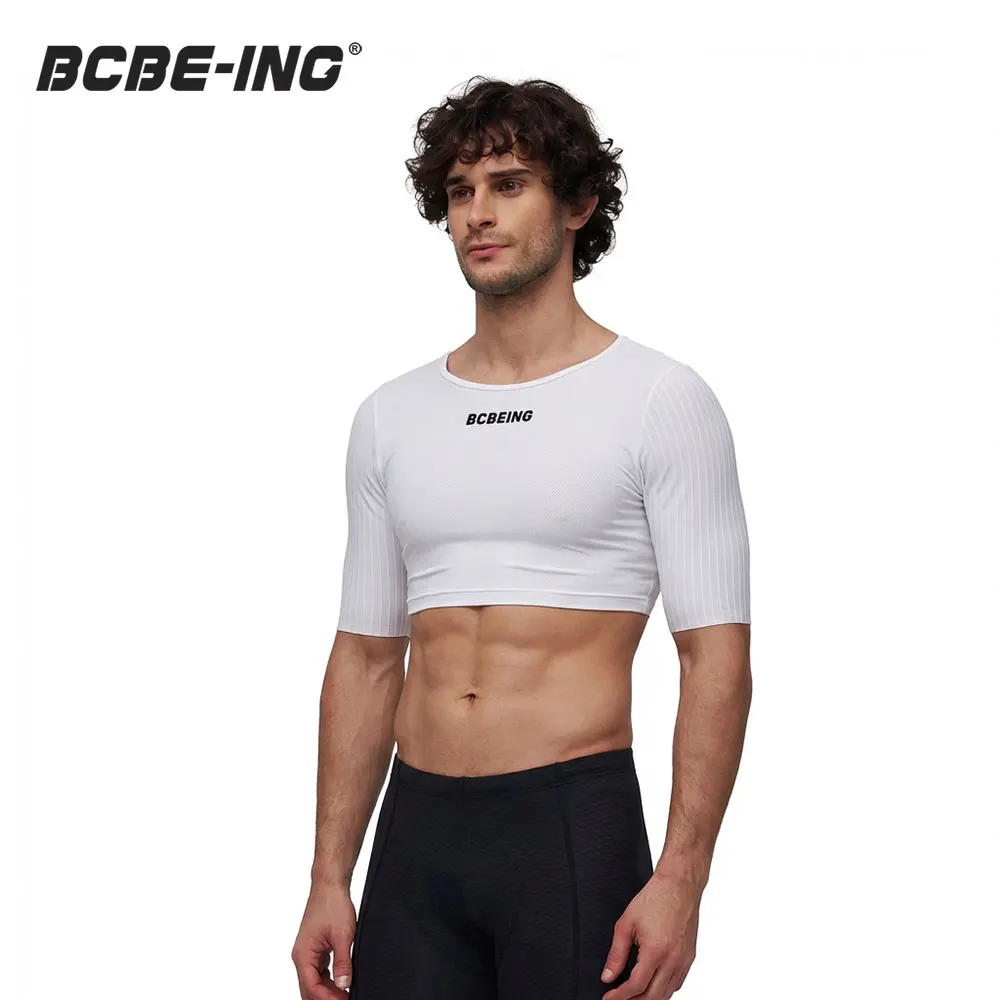 BCBE-ING Aero Cycling Base Layer Herren Race Cycling Erste Schicht Aerodynamik Hochgeschwindigkeits-Fahrradunterwäsche Reduzieren Sie den Windwiderstand Image