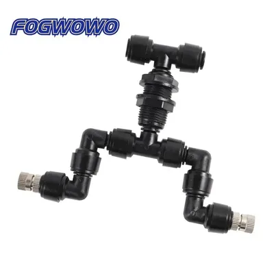 Verstellbare Universal Spray Beschlagen Düse Kit Gareden Gewächshaus Bewässerung System Fogger Aquarium Reptil Feuchtigkeit Vernebler