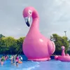 Aufblasbare große rote Gans Cartoon Luftmodell Cartoon PVC Flamingo Wasser große gelbe Ente Entlein Maskottchen Wasser