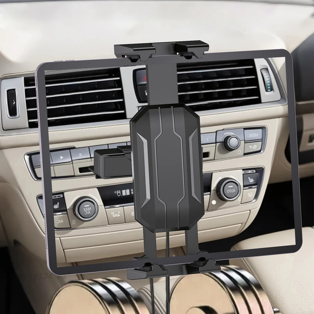 Support de tablette universel pour voiture, fente pour CD, téléphone portable, support mains libres pour Ipad Pro Air Mini, onglet Pc de 4 à 13 pouces
