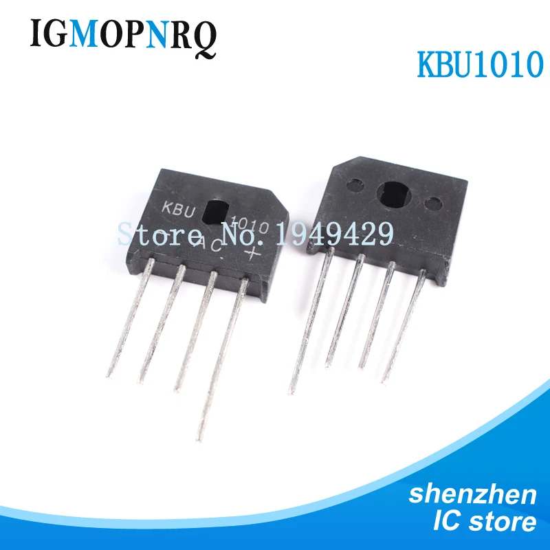 5PCS KBU1010 KBU-1010 10A 1000V diode brücke gleichrichter KBU1510 KBU-1510 KBU808 KBU-808 KBU810 KBU-810 KBU1510 Image