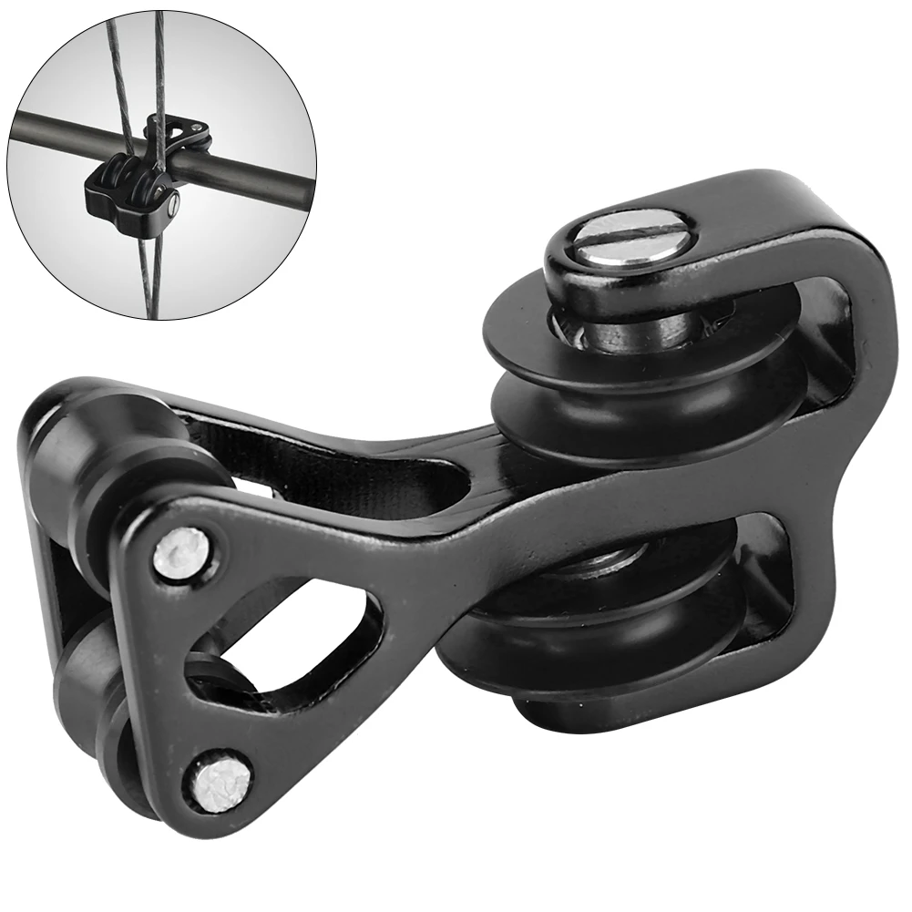 Kabels chieber String Splitter Aluminium legierung Bogens chießen Compound Bogen Kabel Slide String Splitter Roller Glide Bow String Separator Image