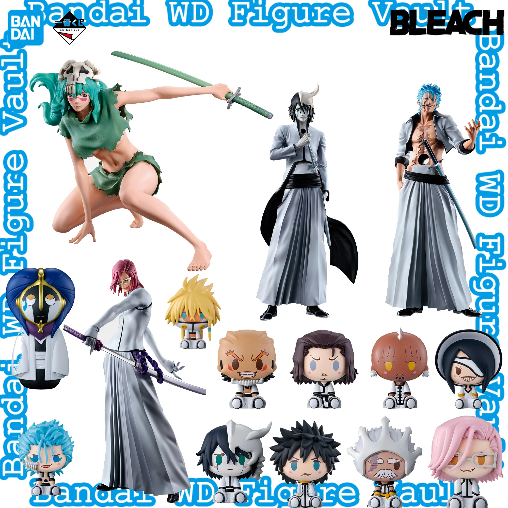 Bandai Ichiban Kuji BLEACH Stirring Souls vol.3 Eriel to Oderschwank Ulquiola Schiffer Grimjoe Jaguarjack Zael Apollo Grants Image