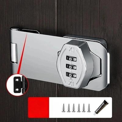 Combination Lock for Wooden Cabinet 3-Digit Password Code Hasp Latch Lock Twist Knob Drawer Cupboard Locker Gun-Safe Closet Box
