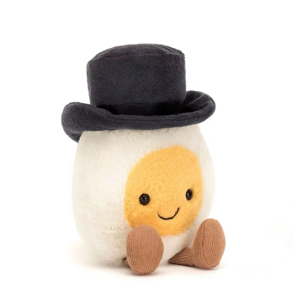 Soft Boiled Eggs Fashion Creative Wedding Pendant And Lovely Smile Happy Doll Wedding Gifts Home Decoration Holiday Kids Gift